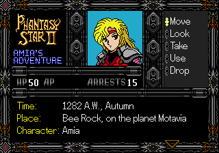 Phantasy Star II Text Adventure Volume 6: Amia's Adventure